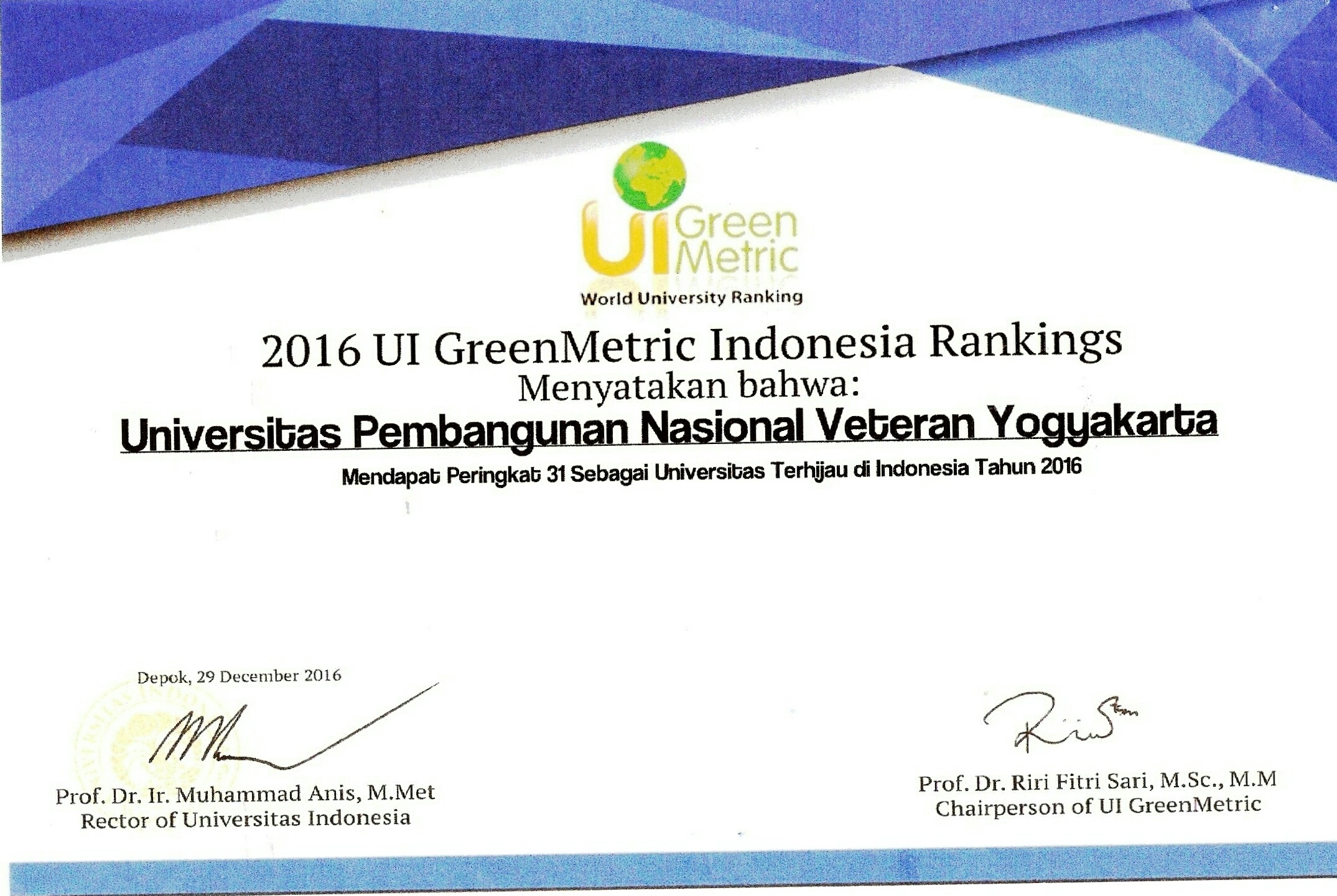 UPN VETERAN Yogyakarta